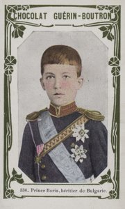 Prinz Boris, Erbe von Bulgarien von French School