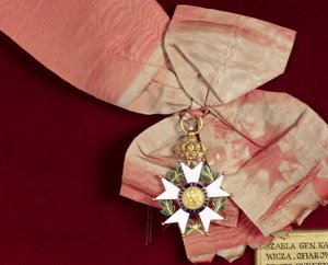 Großkreuz von Prinz Poniatowski (1763-1813) mit dem Band der Ehrenlegion, 1811 (Gold mit weißem & grünem Email) von French School