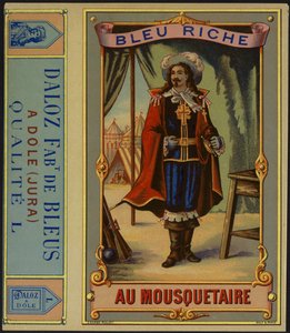 Produktetikett für Bleu Riche au Mousquetaire von French School