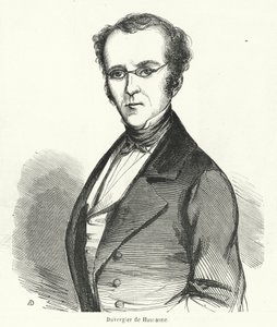 Prosper Duvergier de Hauranne, französischer Politiker von French School