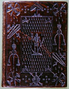 Psalter Davids, gebunden für ein Mitglied der Compagnie des Confreres de la Mort von French School