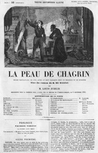 Raphael de Valentin und der Ladenbesitzer, Illustration aus 