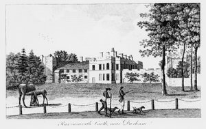 Ravensworth Castle bei Durham, 19. Jahrhundert