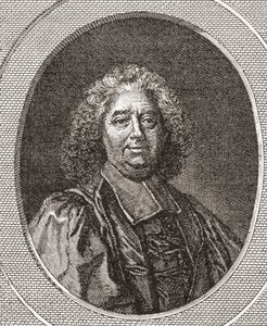 René Pucelle, 1655-1745. Französischer Magistrat und Abt von Saint Leonard Corbigny. Aus Les Heures Libres, veröffentlicht 1908.