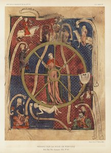 Renard Sur La Roue De Fortune (Farblithografie)