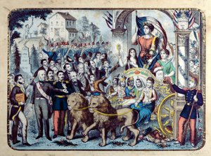Republikanische Allegorie zur Feier der französischen Verfassung von 1876
