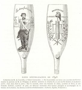 Republikanische Pfeifen, Revolution von 1848, Frankreich von French School