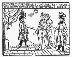 Rückkehr von General Bonaparte nach Frankreich (Stich)