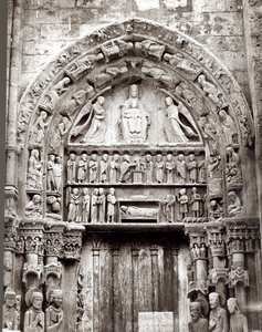 Rechtes Joch des Königlichen Portals, Mitte des 12. Jahrhunderts von French School