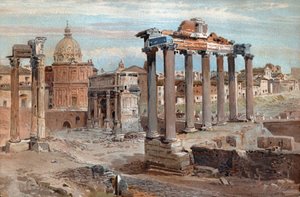 Forum Romanum (Aquarell, ca. 1900)