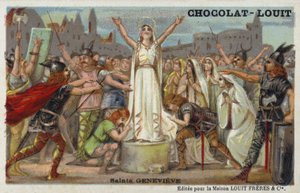 Heilige Genoveva von French School