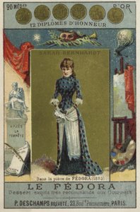 Sarah Bernhardt, französische Schauspielerin von French School