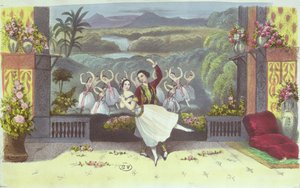Szene aus La Péri von Jean Coralli (1779-1854) und Théophile Gautier (1811-72) 1843