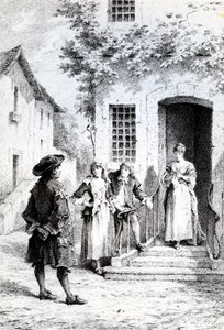 Szene aus Die Schule der Frauen, von Molière