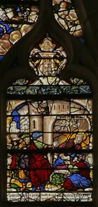 Szene aus dem Leben des hl. Rochus: Der Tod des Heiligen von French School