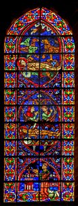 Szenen zum Tod von St. Vincent; Stifter Petrus Baillart