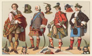 Schottische Tracht von French School