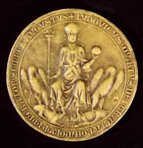 Siegel von Ludwig IV. von Bayern, 13.-14. Jahrhundert