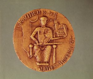 Siegel von Raymond VI (1156-1222), Graf von Toulouse, 1204