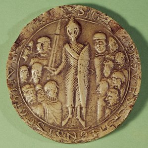 Siegel der Kommune von Soissons, 1228 von French School