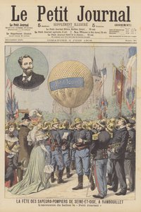 Feier der Feuerwehr von Seine-et-Oise in Rambouillet, Paris