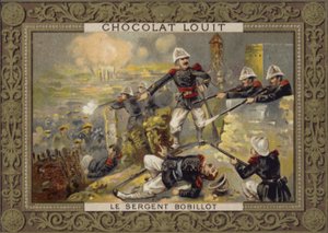 Sergeant Jules Bobillot, französischer Soldat, bei der Belagerung von Tuyen Quang, Tonkin, Chinesisch-Französischer Krieg, 1884-1885
