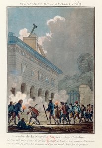 Brandstiftung an der Mauer der Fermiers Generaux in Paris am 12. Juli 1789