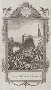 Belagerung von Diu durch die Araber von French School