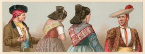 Spanische Tracht von French School