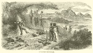 Spanische Rache (Gravur) von French School