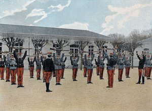 Spezielle Militärschule von Saint-Cyr (Saint Cyr), interner Dienst: Beginn der Ausbildung.