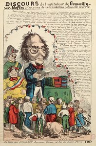 Rede des Lehrers von Grenouilly sur Nefles während der Preisverleihung von French School