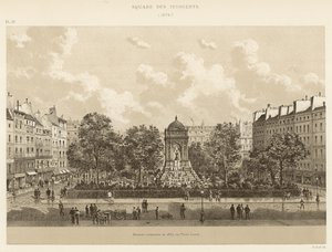 Square der Unschuldigen, 1878 von French School