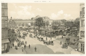 Square des Tempels, 1881
