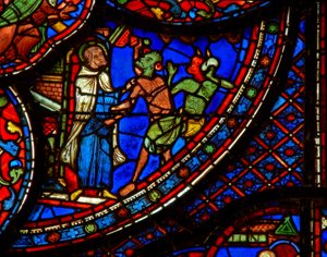St. Antonius: von Dämonen angegriffen von French School