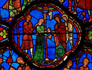 St. Antonius: gibt seine Schwester zwei Nonnen von French School
