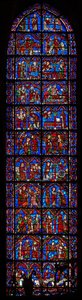 St. Cheron Fenster: Szenen aus dem Leben