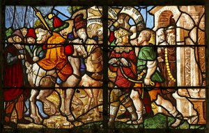 St. Julien de Brioude wird vor einem Kloster verhaftet