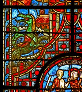 Geschichte der Heiligen Margareta: Der Drache von French School
