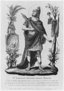 St. Napoleon, römischer Offizier und Märtyrer von French School