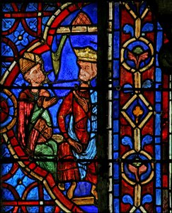 Hl. Thomas Becket wird vom französischen König empfangen