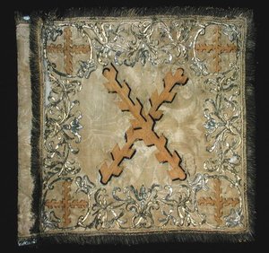 Standarte des Burgundischen Kavallerieregiments, um 1750