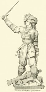 Statue von Jean Bart in Dunkerque