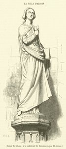 Statue von Sabine in der Kathedrale von Straßburg