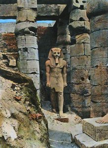 Statue von Ramses II., Luxor, Ägypten, 1903