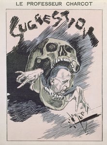 Suggestion, Karikatur von Jean Martin Charcot, um 1880-85