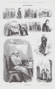 Religiöse Themen von French School