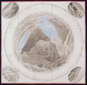 Gipfel des Kulm, Mont Rigi, aus Guide des Voyageurs sur le Mont Rigi, von Col. Pfyffer de Wyer, veröffentlicht 1823