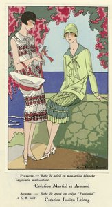 Sommerkleid und Sportkleid, aus Art-Gout-Beaute, veröffentlicht 1924