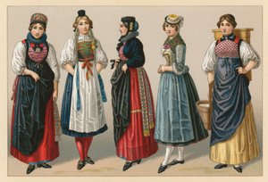 Schweizer Tracht von French School